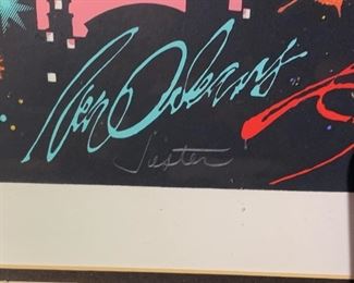 *Signed* Numbered Ron Picou New Orleans Jester Litho 32x25.5in HxWxD
