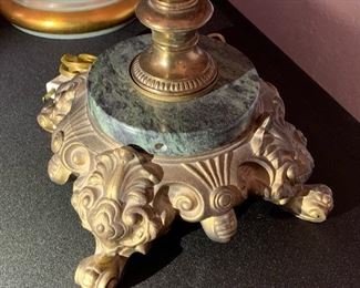 Antique Desk Lamp 20x17x9in HxWxD