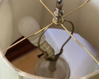AS-IS Glass Vase Lamp 47in H x 17in Diameter