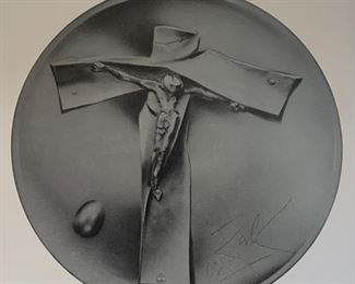 Lincoln Mint Sterling Silver Salvador Dali Easter Christ 1972 8in Diameter Plate 325 g sterling