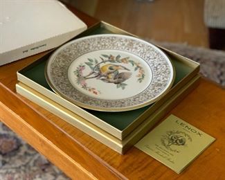 Lenox Medowlark 1973 Collectors plate 10.75in