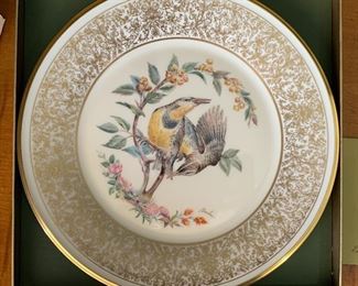 Lenox Medowlark 1973 Collectors plate 10.75in