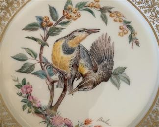 Lenox Medowlark 1973 Collectors plate 10.75in