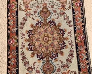 10ft Pakistan Hand Knotted Fine Rug Runner 124x 33in