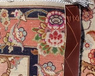 10ft Pakistan Hand Knotted Fine Rug Runner 124x 33in