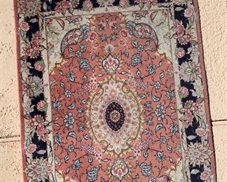 #2 10ft Pakistan Hand Knotted Fine Rug Runner 124x33in