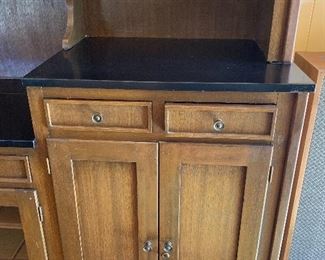 Vintage stepback cupboard/Cabinet 82x87x21in HxWxD