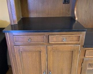 Vintage stepback cupboard/Cabinet 82x87x21in HxWxD