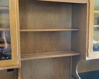 Vintage stepback cupboard/Cabinet 82x87x21in HxWxD