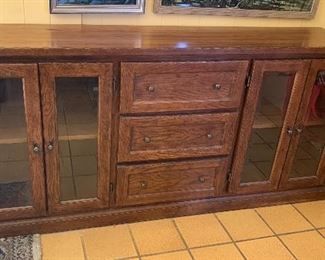 Vintage Sideboard Cabinet 34x74x18in HxWxD