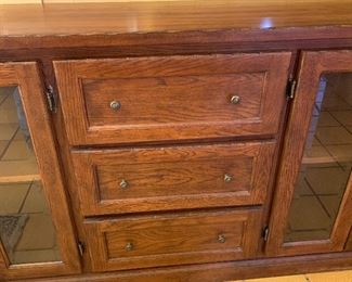 Vintage Sideboard Cabinet 34x74x18in HxWxD