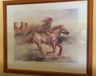 *Signed* Amy R. Stein Windsong Print 29.5x35in