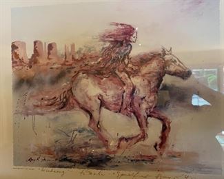 *Signed* Amy R. Stein Windsong Print 29.5x35in