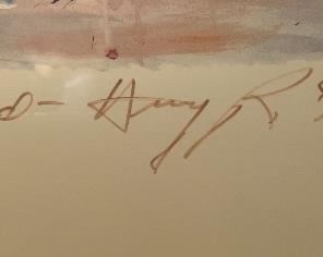 *Signed* Amy R. Stein Windsong Print 29.5x35in