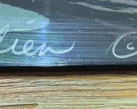 *Signed* Le Chateau Acadien Ron Picou Litho 16x37in