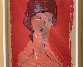 Amedeo Modigliani Tete De Femme 1916 Vintage Canvas Print