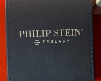 Philip Stein Teslar Watch Dual Time Zone 35mm wide face
