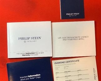 Philip Stein Teslar Watch Dual Time Zone 35mm wide face
