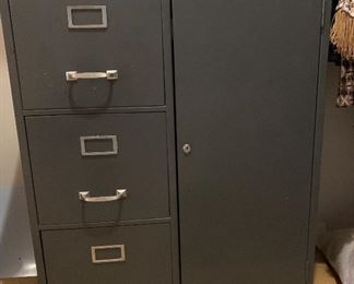 1950s Vintage Cole Steel File cabinet Safe Industrial 38x30.5x13in