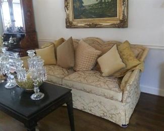 Gold Damask Sofa, Fine Art and more