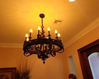 Wrought Iron Chandelier 