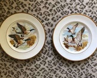 set of 2 decor-only plates. $15.00