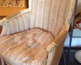 French bergere chair. measurements to come. 