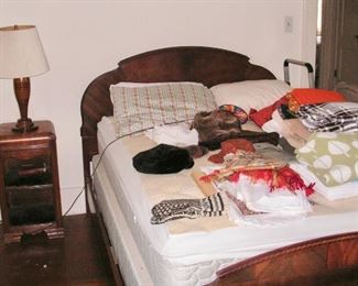 Full size bed frame w/ nice mattress