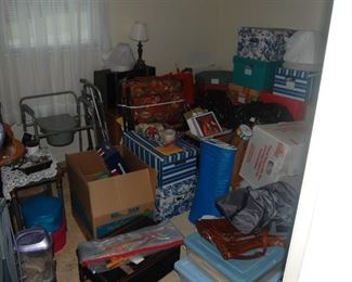 Tons of boxes to unpack