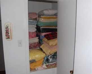 Lots of blankets-it's getting colder