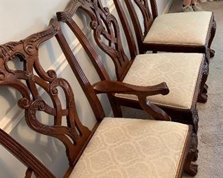 Beautiful cherry dining room chairs