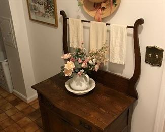 Antique Oak washstand