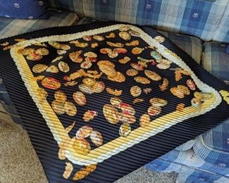 Hermès Scarf "Couvée d'Hermès" signed by Latham
