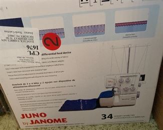 Juno by Janome serger machine