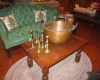 1 of 2 Coffee Tables (cut down from antique dining Tables)