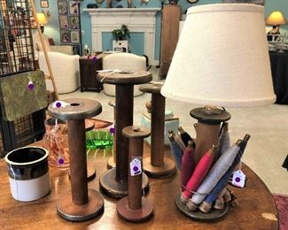 Mill Spools, Spool Lamp