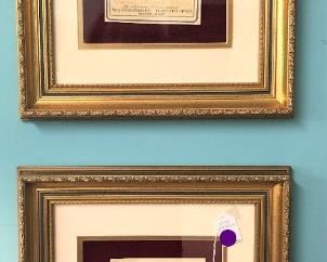 Vose Piano Co. Framed