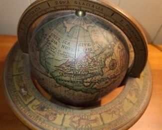 Antique Tabletop Globe