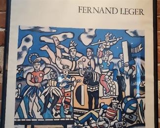 FERNAND LEGER FRAMED POSTER