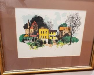 Herbert Mears "COUNTRY PLACE" signed painting