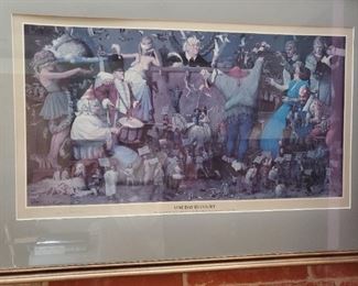 Jose Perez "ONE DAY IN COURT" framed print