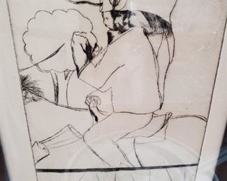 Lucas Johnson "HOLLYWOOD STAR" s/n drawing