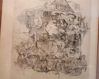 Lockhart "FREE GUM" etching