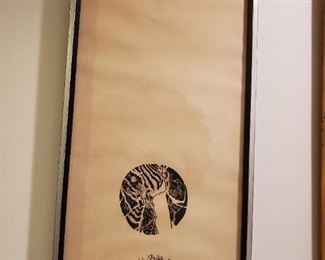 Stanley Lea untitled pressed lithograph
