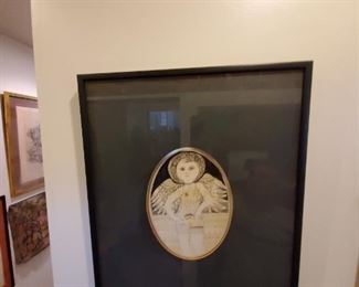 Charles Pebworth "A GOOD CHOICE" ink etching