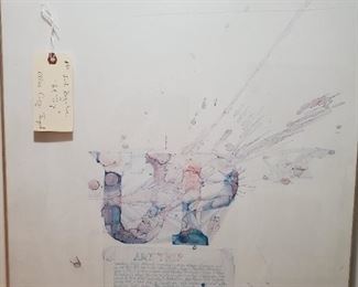 Jack Boynton "ART TRIP" S/N colored lithograph