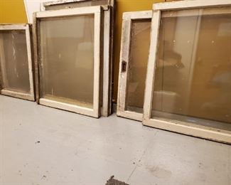 Many Original House Sash Windows (Original Glass)