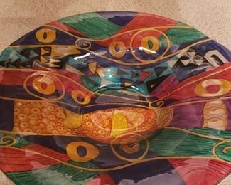 An eye-catching plate....for serving "googly eyes" at Halloween?