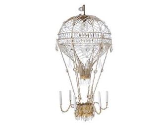 Exquisite Hot Air Balloon Crystal Chandelier