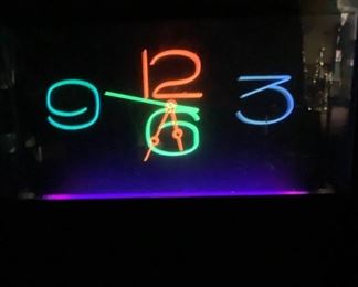 Gemini Neon Clock